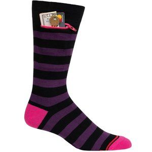 NWT Stash/Pocket Socks with Zipper Pocket